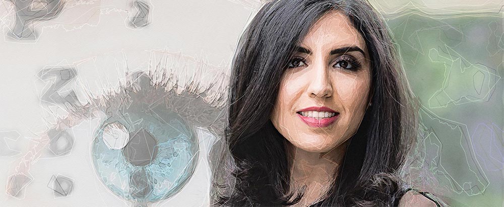 Dr. Niki Bayat, spearheading hydrogel research