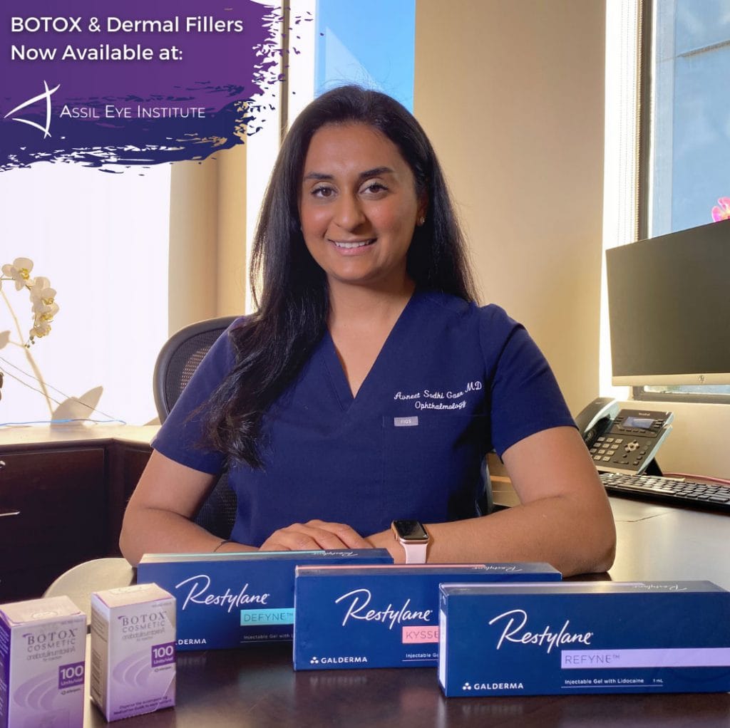 Dr. Sodhi Gaur with Botox fillers