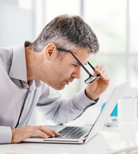 What causes blurry vision?