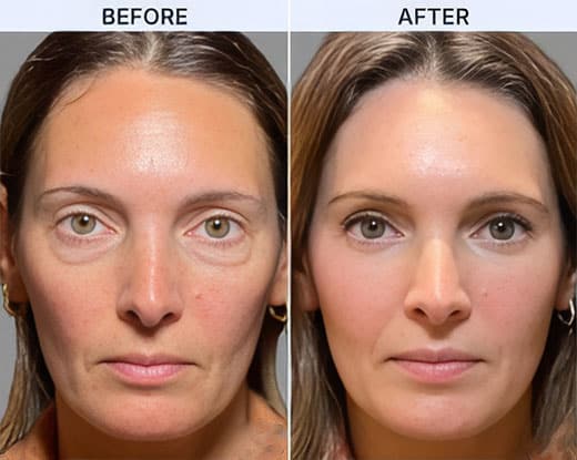 Blepharoplasty Before and After Image, surgery by Dr. Adeleh Yarmohammadi at Assil Gaur Eye INstitute in Beverly Hills, CA
