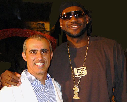 Lebron James and Dr. Kerry Assil