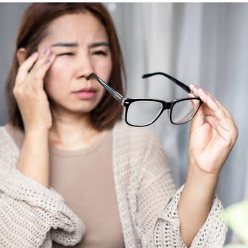 Changes in light perception can lead to sleep issues