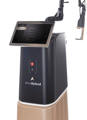 Alma Hybrid Laser device used for advanced eye laser procedures at Assil Gaur Eye Institute.