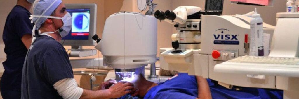 Advanced LASIK surgery at Assil Gaur Eye Institute in Los Angeles.