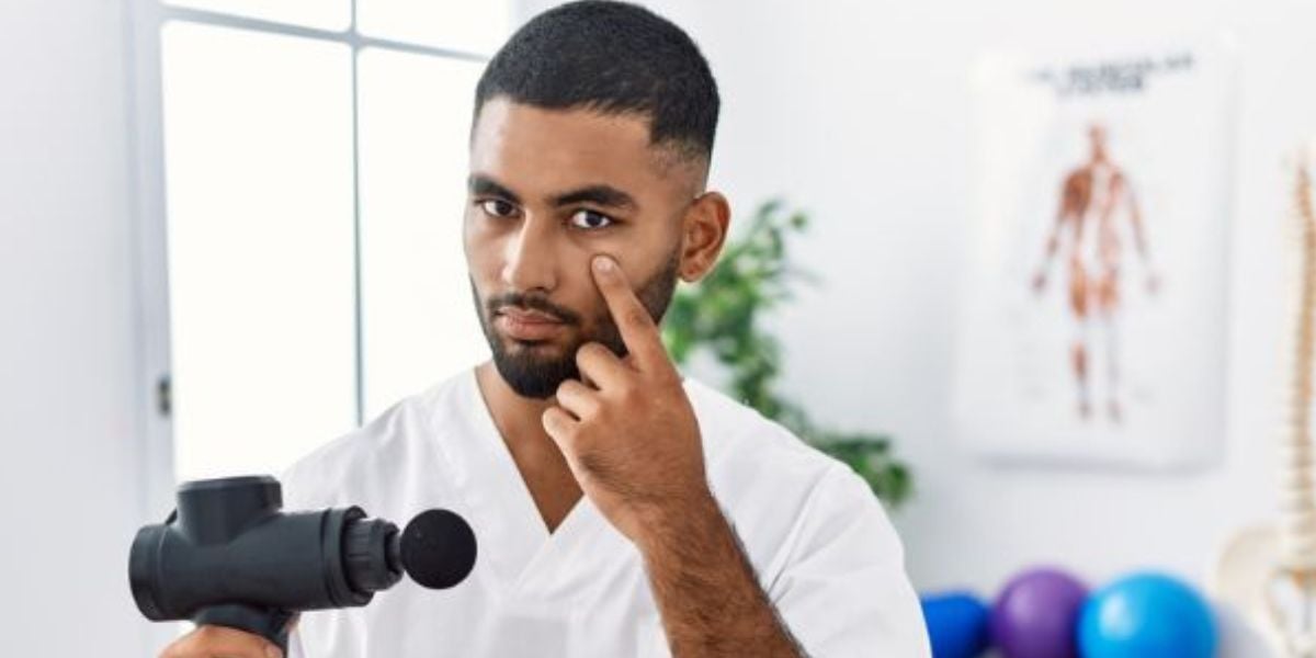 Never Use a Massage Gun on Your Eyes 1200x600