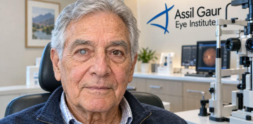Assil Gaur Eye Institute cataract patient