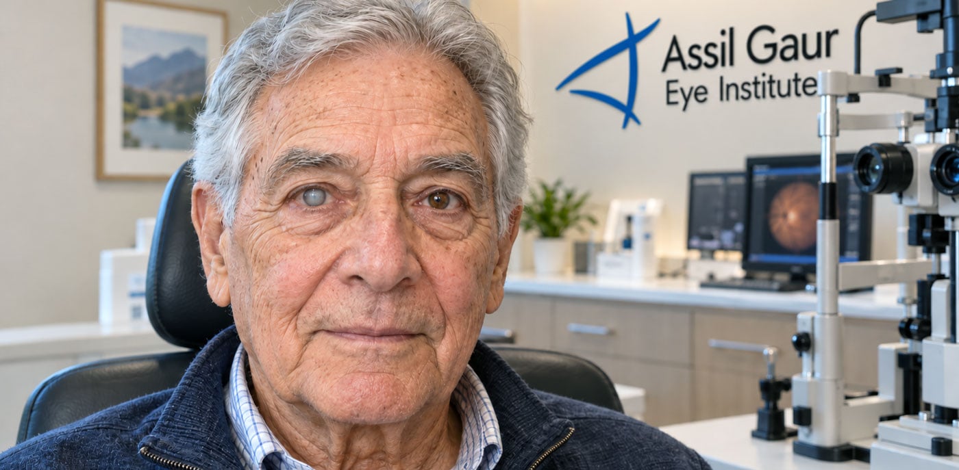 Assil Gaur Eye Institute cataract patient